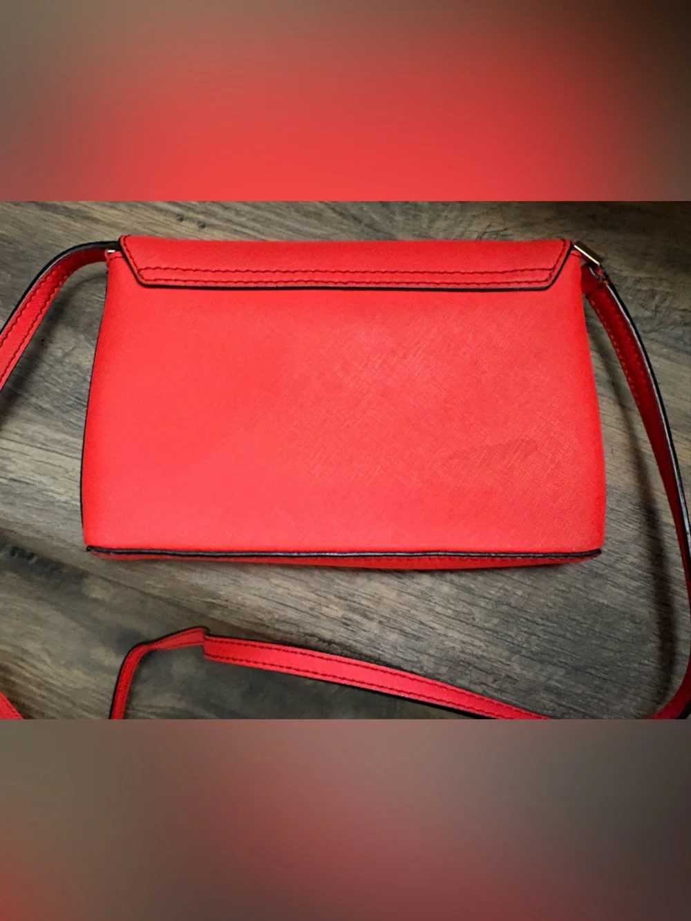 kate spade Red  Crossbody with Turn-Lock Detail